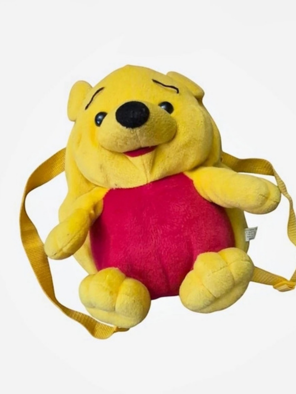 Disney Winnie the Pooh Plush Backpack Yellow & Pink